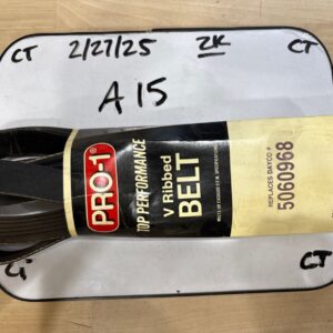 Pro-1 V Ribbed Serpentine Belt Replaces Dayco 5060968 & K060966