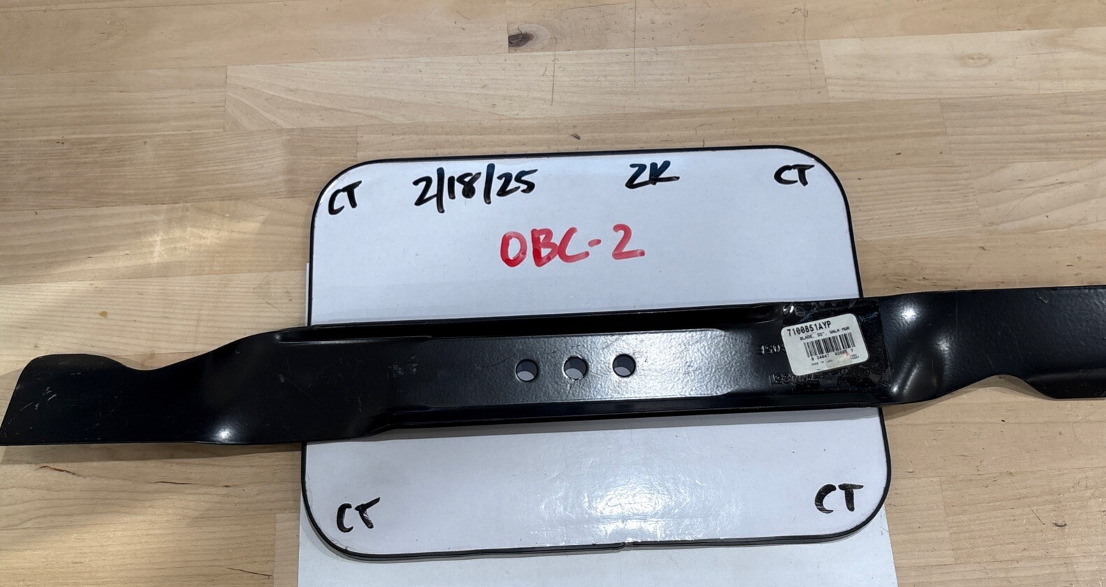 Qty-1 21.5” Briggs and Stratton 7100851AYP Mower Blade Walk Behind Mower