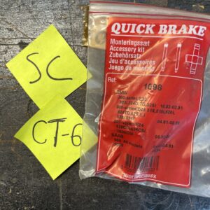 Quick Brake Accessory Kit, 1098, For BMW and Saab Series