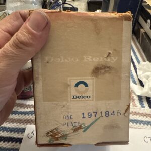 RARE Obsolete OEM Delco Remy 1971845 Plate NEW OLD STOCK