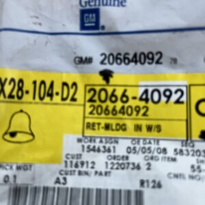 Radiator Shroud & Trim Retainer Genuine GM OEM 20664092 NOS - Sold Individually