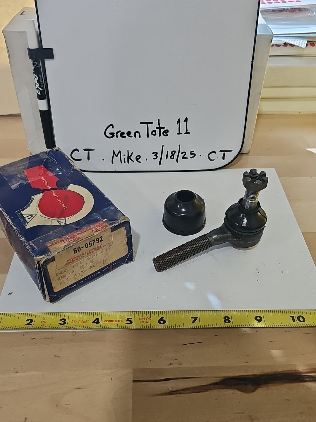 Right Outer Tie Rod For Alfa Romeo Giulia, Spider, BMW 1500 1600