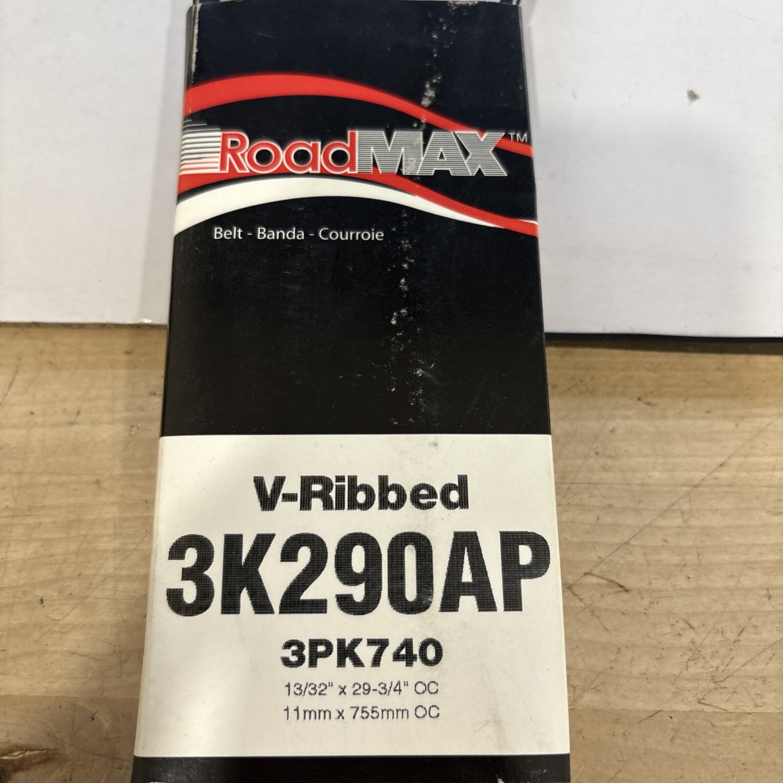 Road MAX Serpentine Belt-Automotive V-Ribbed Belt 3K290AP - Image 3