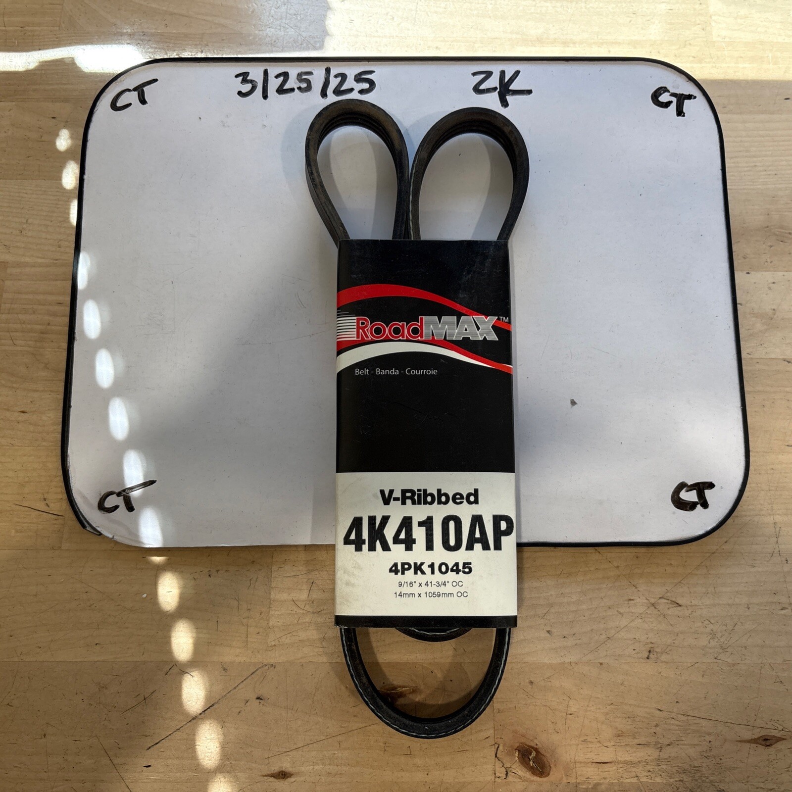 RoadMAX 4K410AP V-Ribbed Belt 9/16” x 41-3/4”