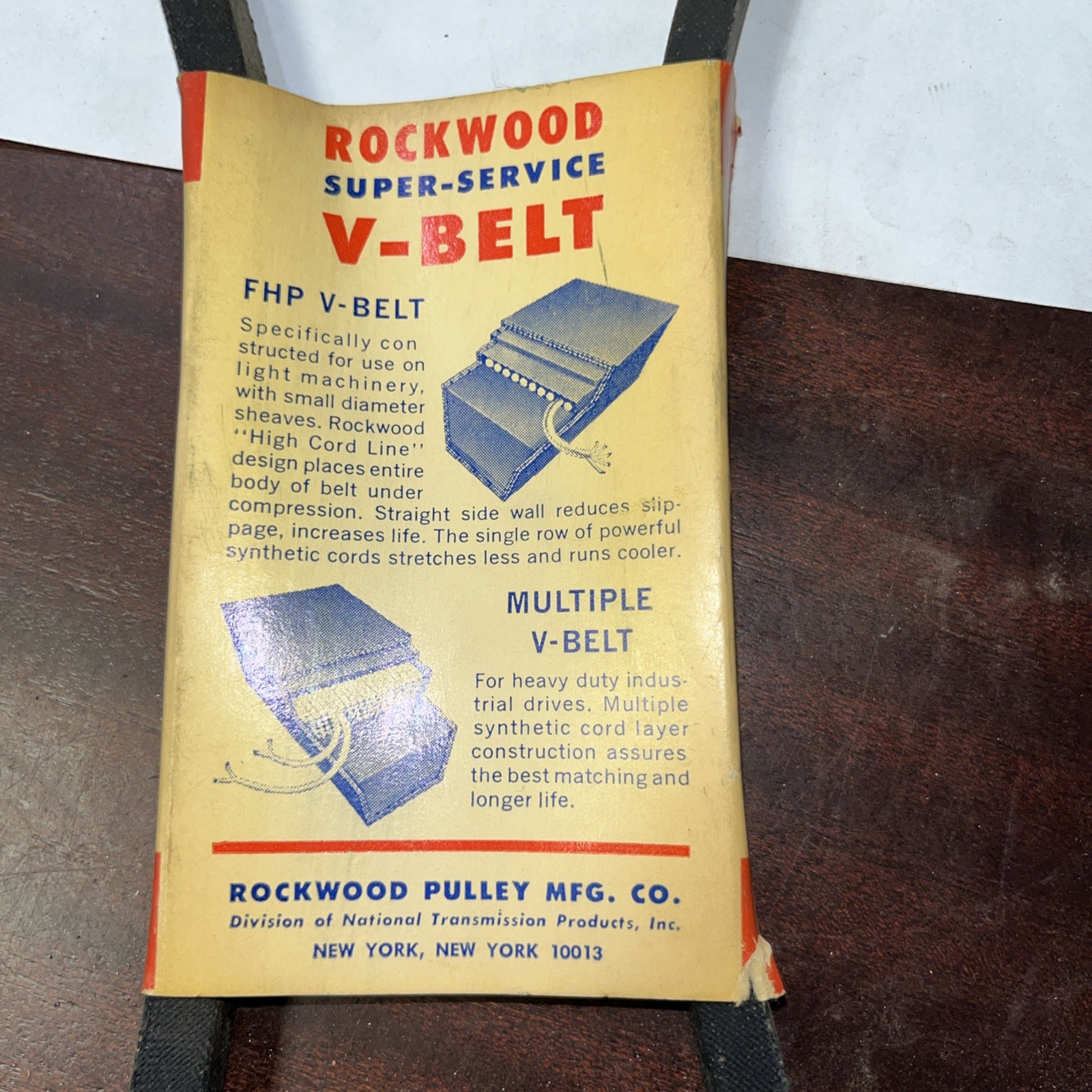 Rockwood V Belt 5L330 - Image 4