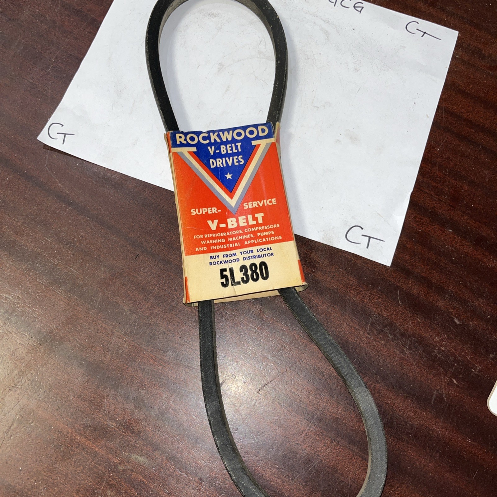 Rockwood V Belt 5L380 - Image 3