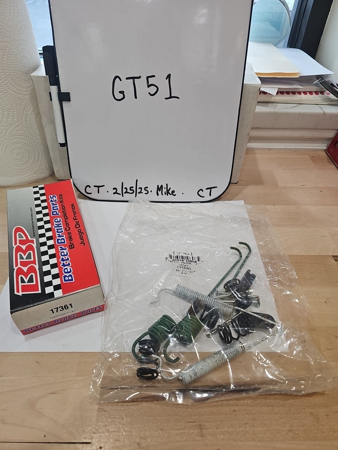 Rr Drum Hwd Kit Better Brake Parts 17361K