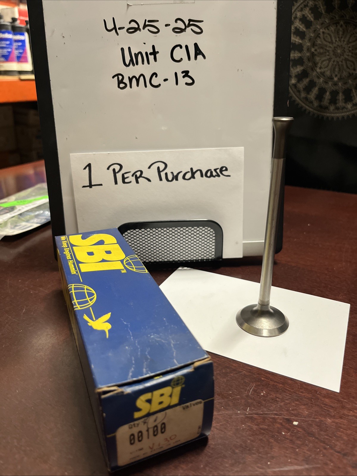 SBI 00100 Engine Exhaust Valves Sold Individually