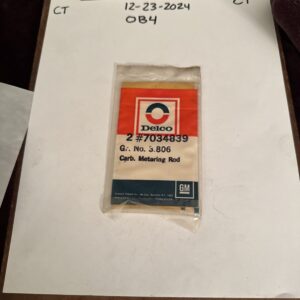 SET (2) ROCHESTER QUADRAJET CARBURETOR PRIMARY METERING RODS .039 7034839