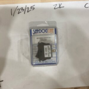 Sea-Dog 420251-1 Single Pole; Illuminating Rocker Switch, On/Off/Red Lens 15 Amp