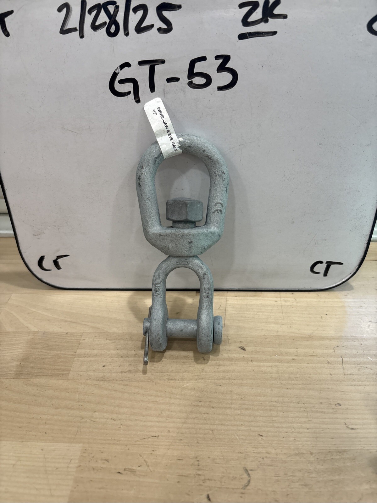 Sea-Dog Eye & Jaw Swivel, Galvanized, 1/2", 181212