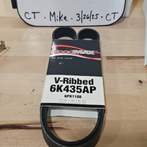 Serpentine Belt-Automotive V-Ribbed Belt (Standard) Roadmax 6K435AP
