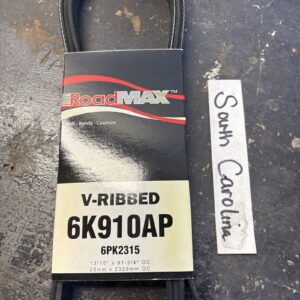 Serpentine Belt-Automotive V-Ribbed Belt (Standard) Roadmax 6K910AP