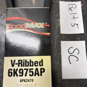 Serpentine Belt-Automotive V-Ribbed Belt (Standard) Roadmax 6K975AP