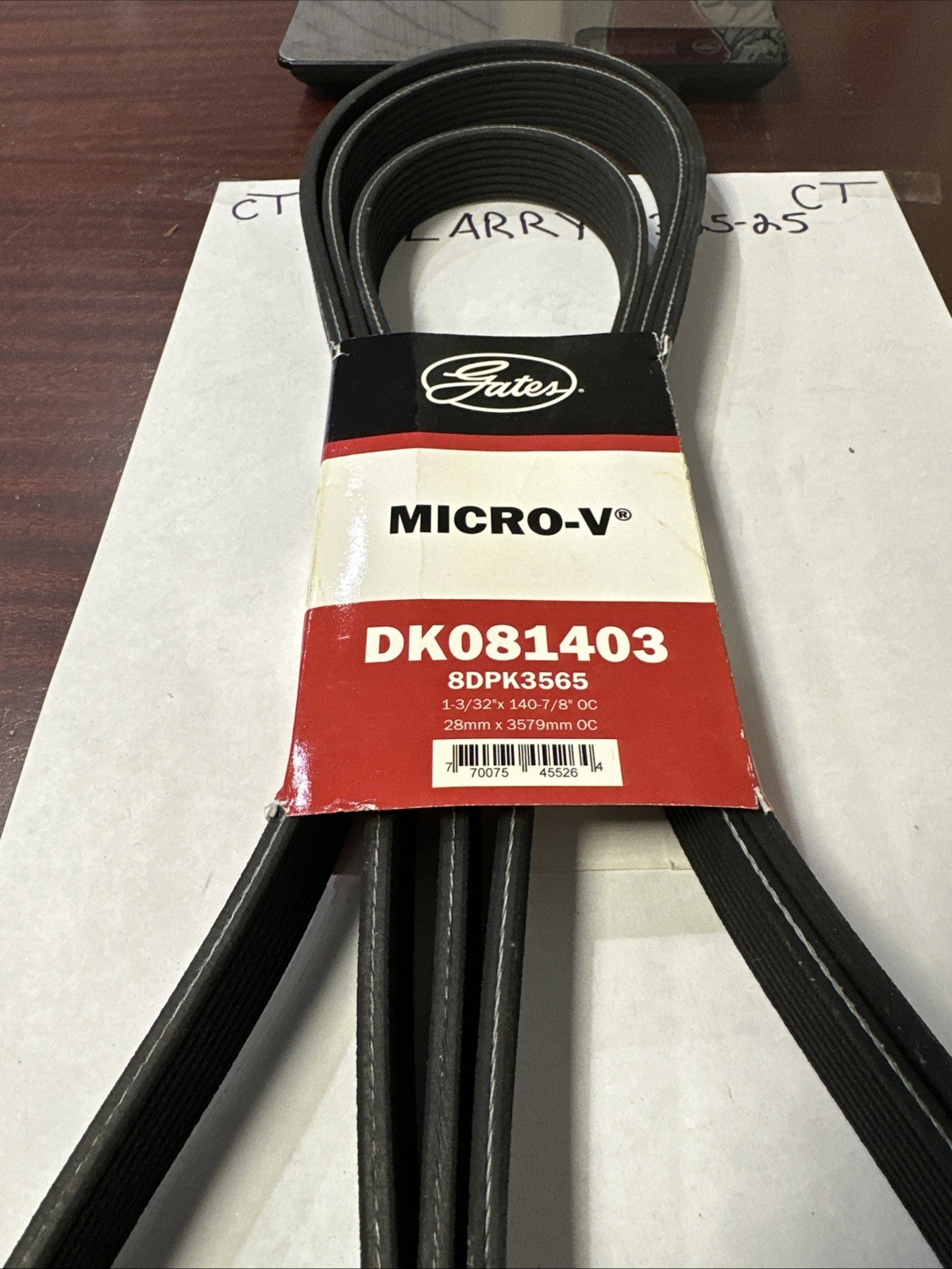 Serpentine Belt-Premium OE Dual Sided Micro-V Belt Gates DK081403