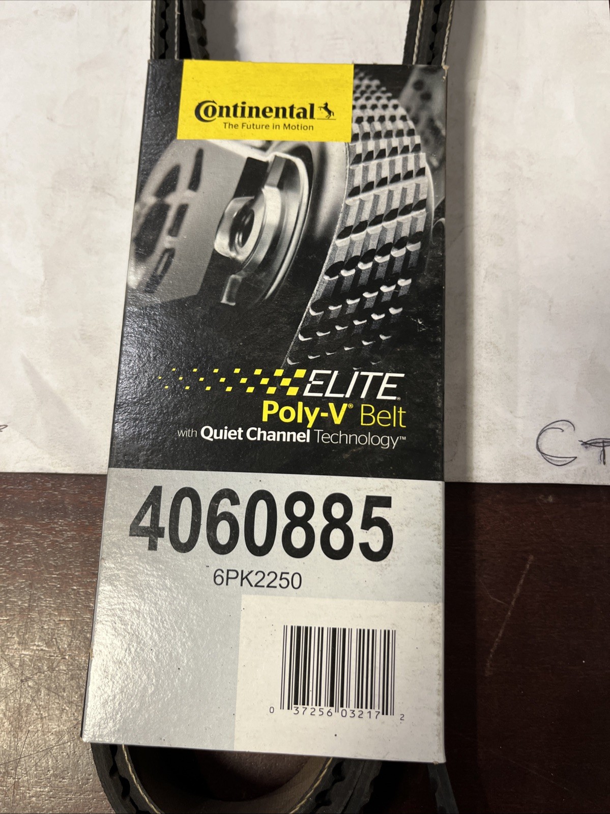 Serpentine Multi-V Belt Continental Elite 4060885 OE Technology Series 6PK2250 - Image 3