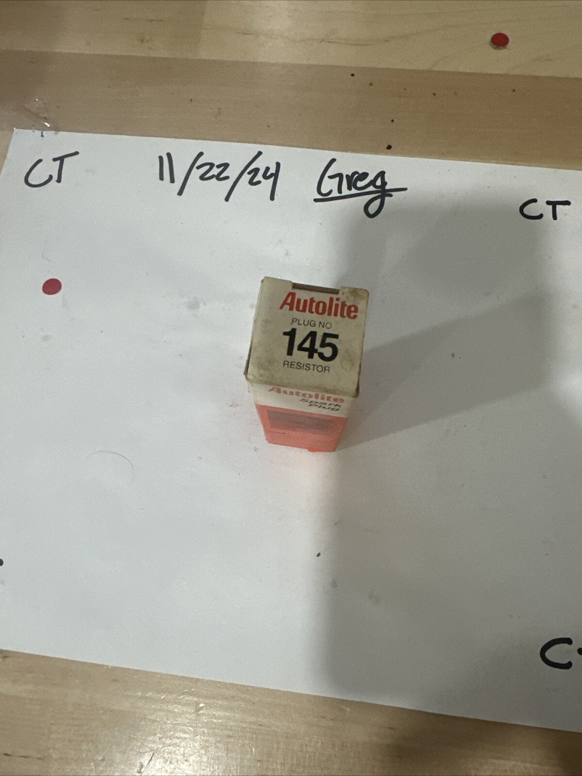 🔥Spark Plug-Copper Resistor Autolite 145🔥