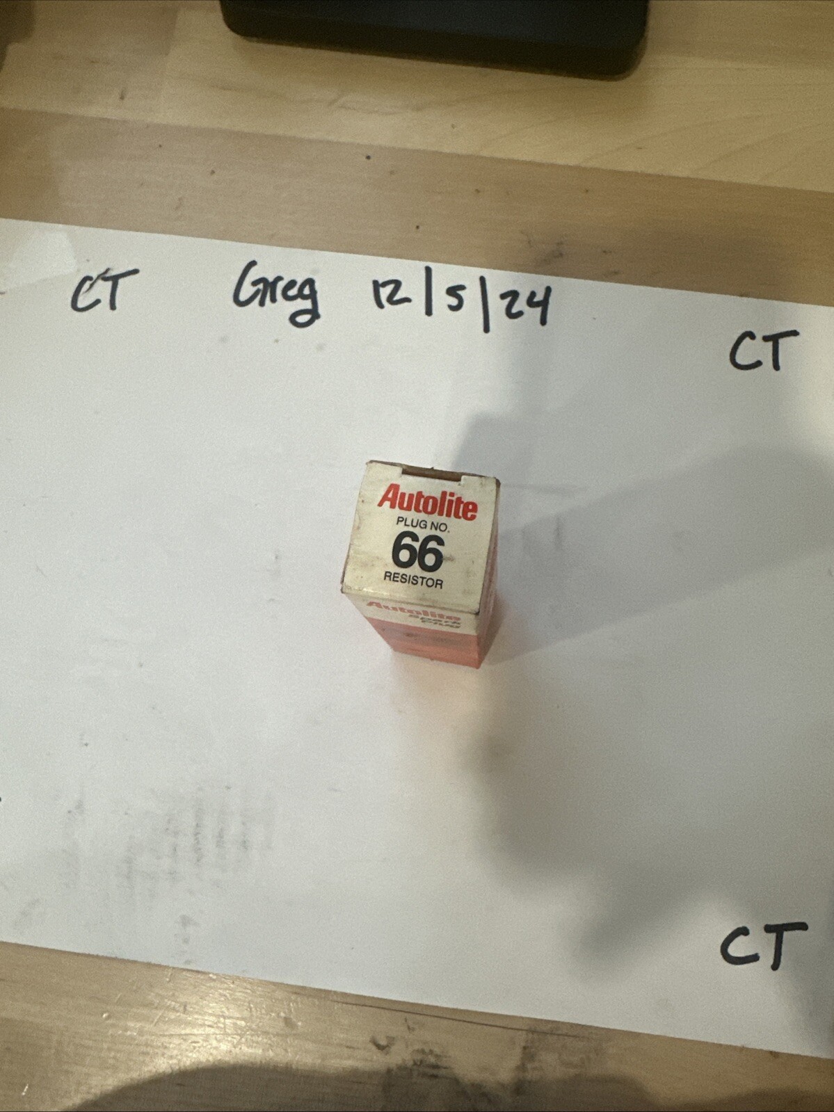 Spark Plug-Copper Resistor Autolite 66