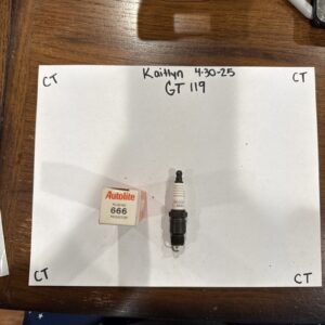 Spark Plug-Copper Resistor Autolite 666 NOS