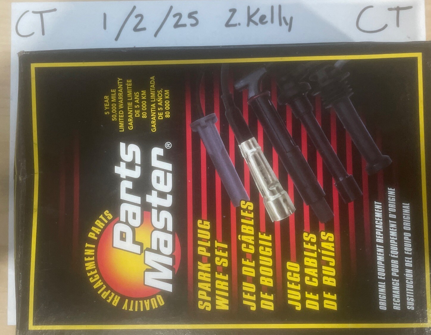 Spark Plug Wire Set Parts Master 27738 - Image 4