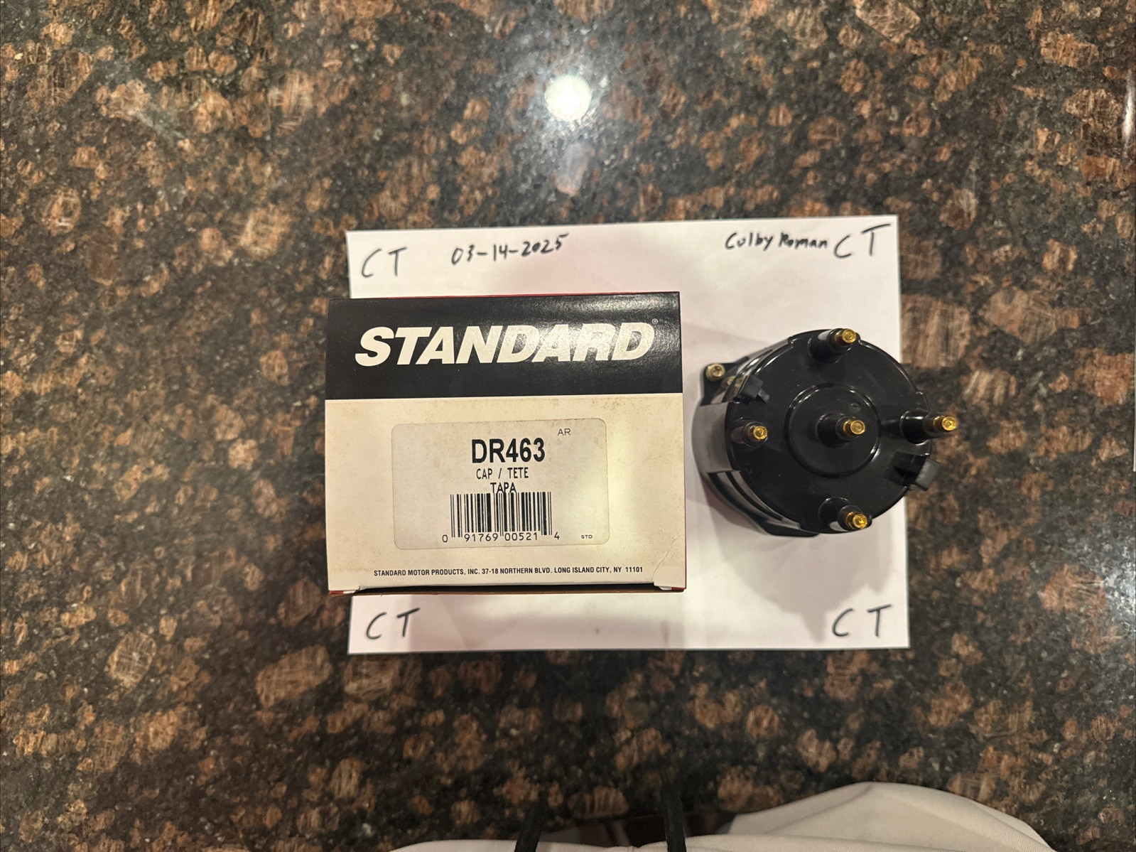 Standard Ignition Distributor Cap for LeMans, Optima, Skyhawk, Firenza DR-463