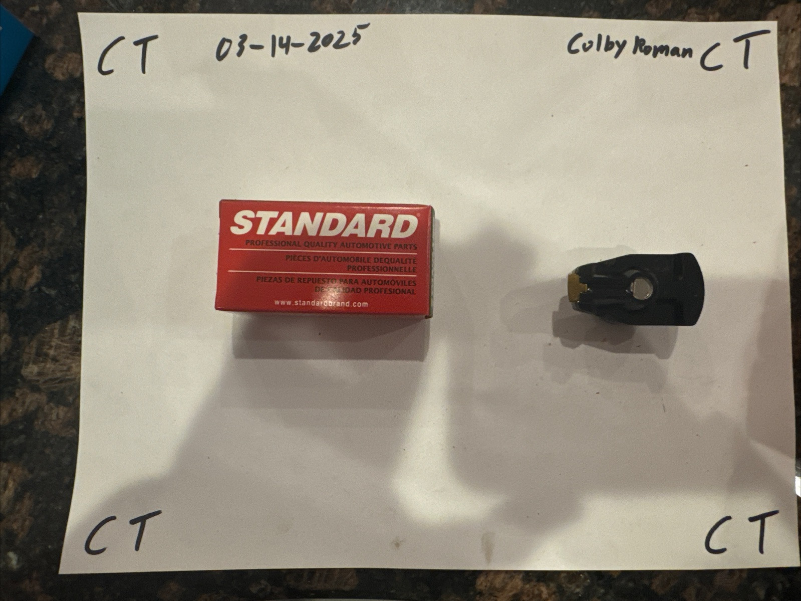 Standard Motor Products Rotor. Part GB325