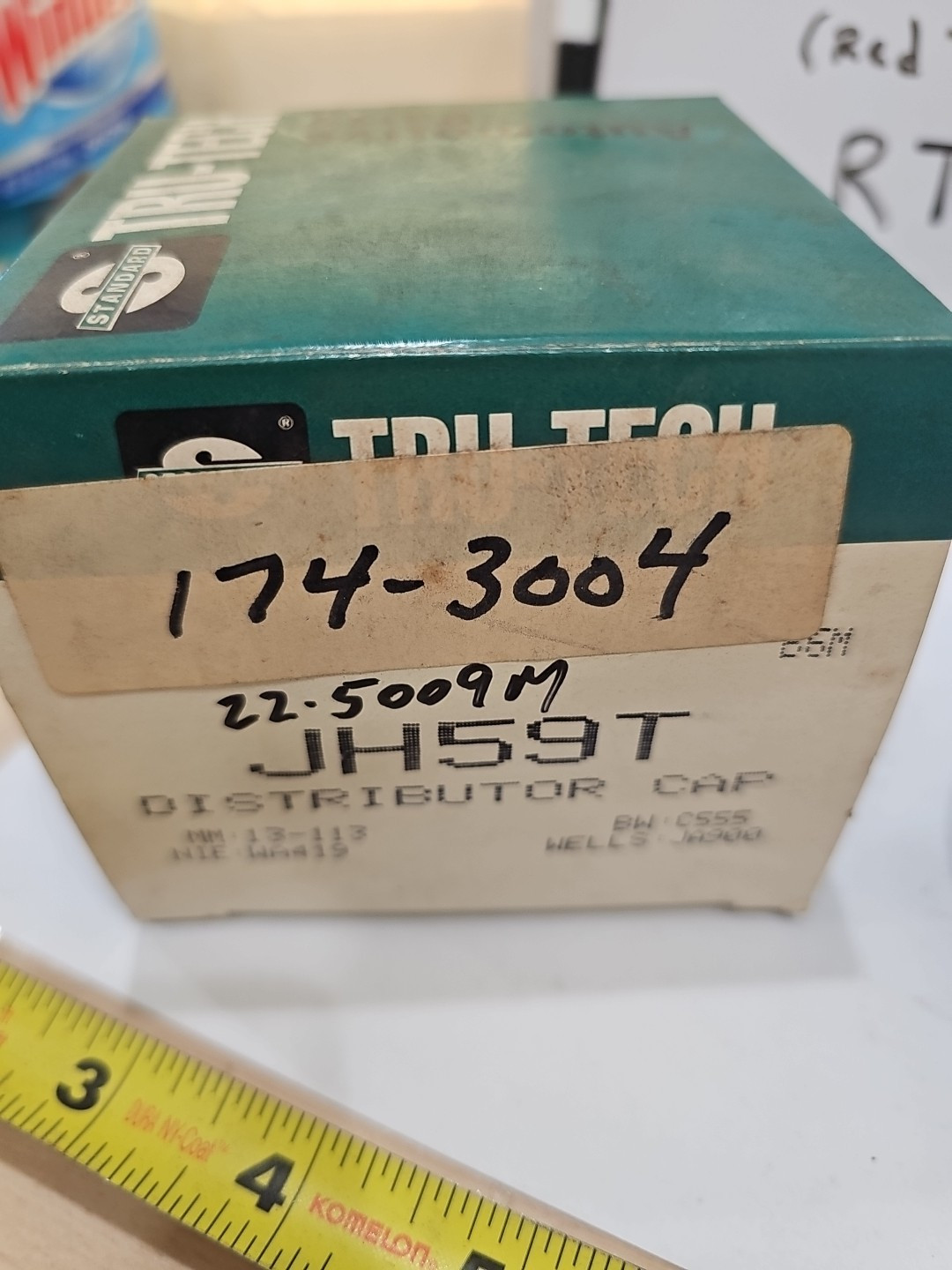 Standard Motor Products TRU-TECH Distributor Cap. Part JH59T - Image 3