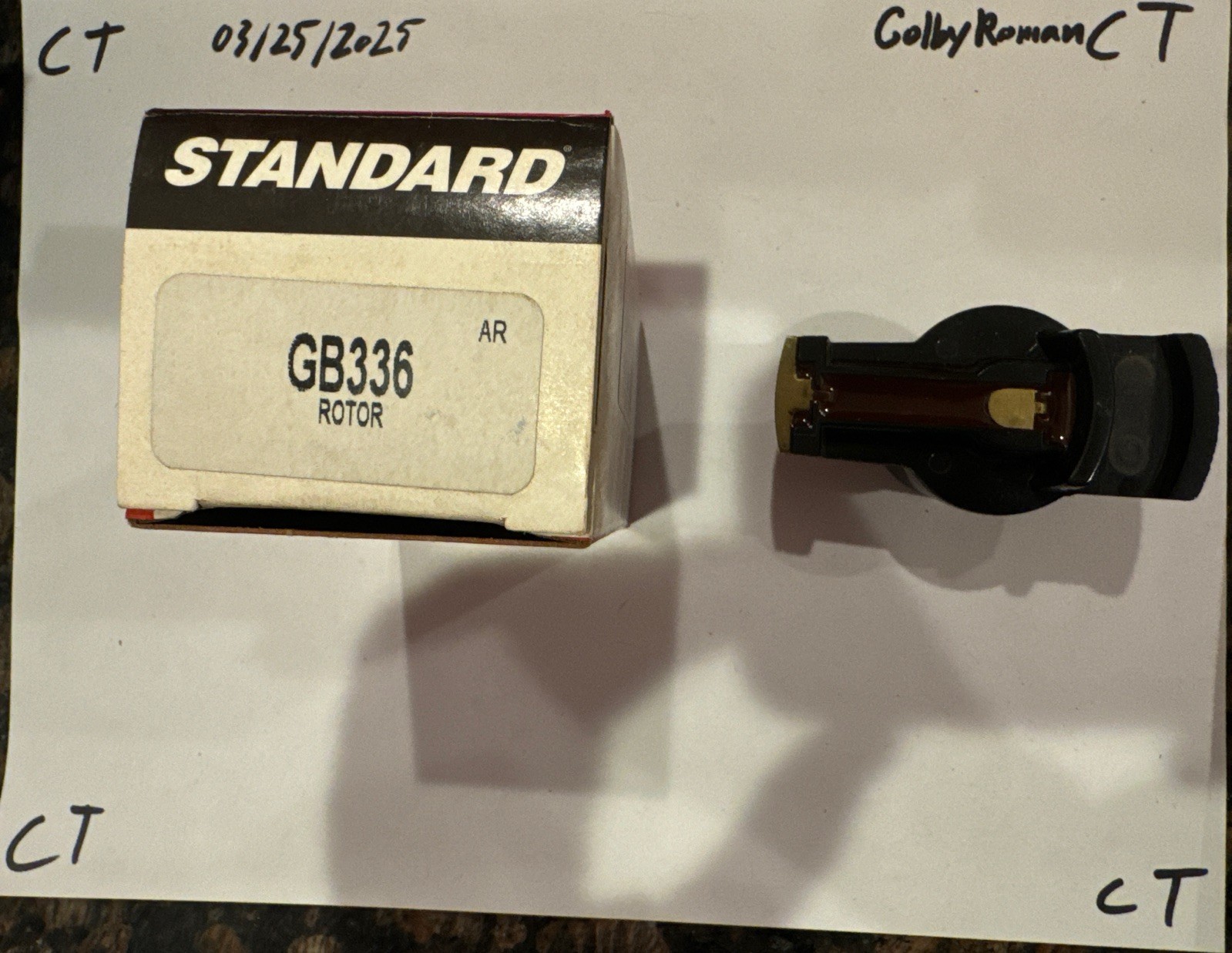 Standard Professional Quality Automotive Parts Rotor GB336 - Image 3