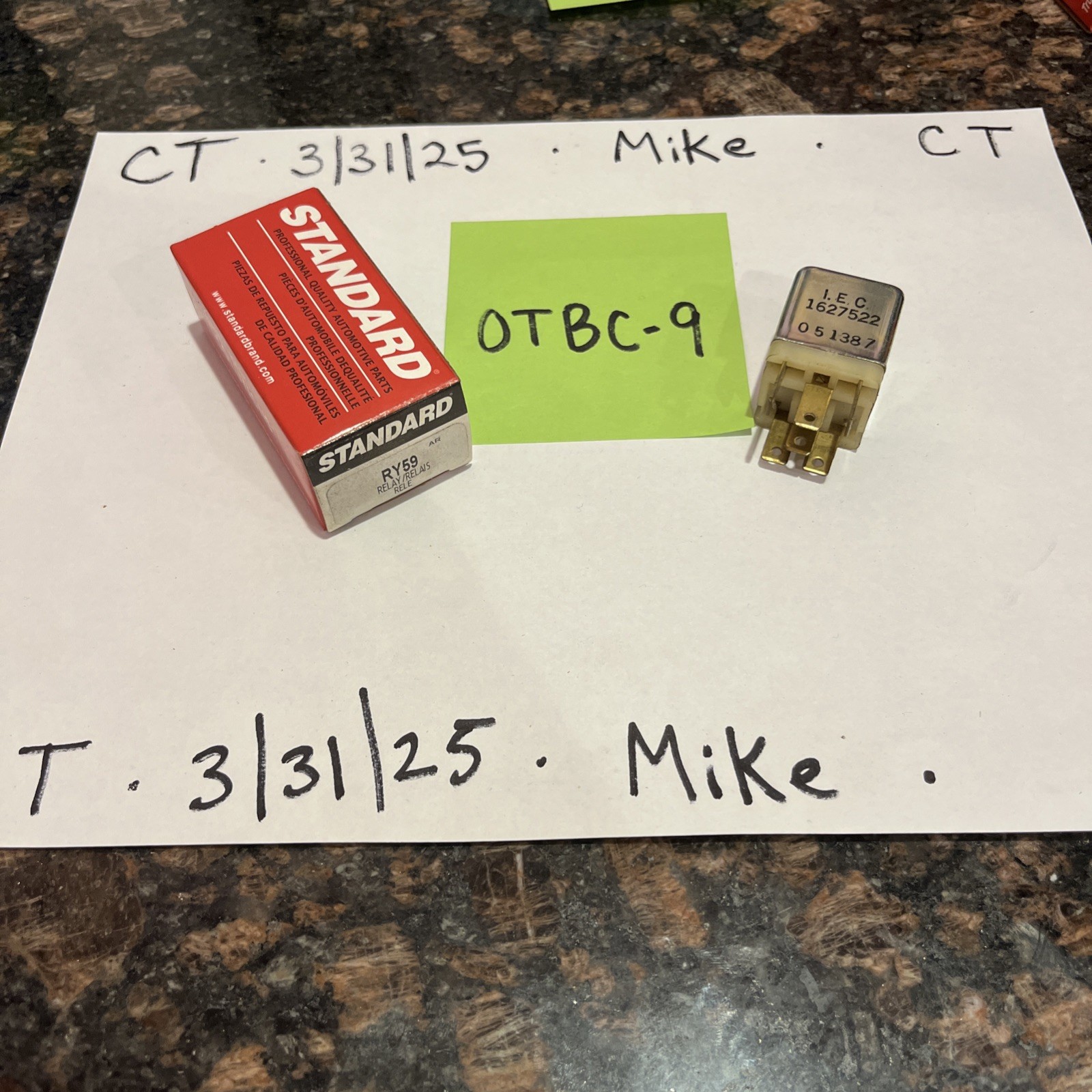 Standard RY59 Electric Antenna Relay 86-88 Olds Tornando 81-88 Caddy Sevill