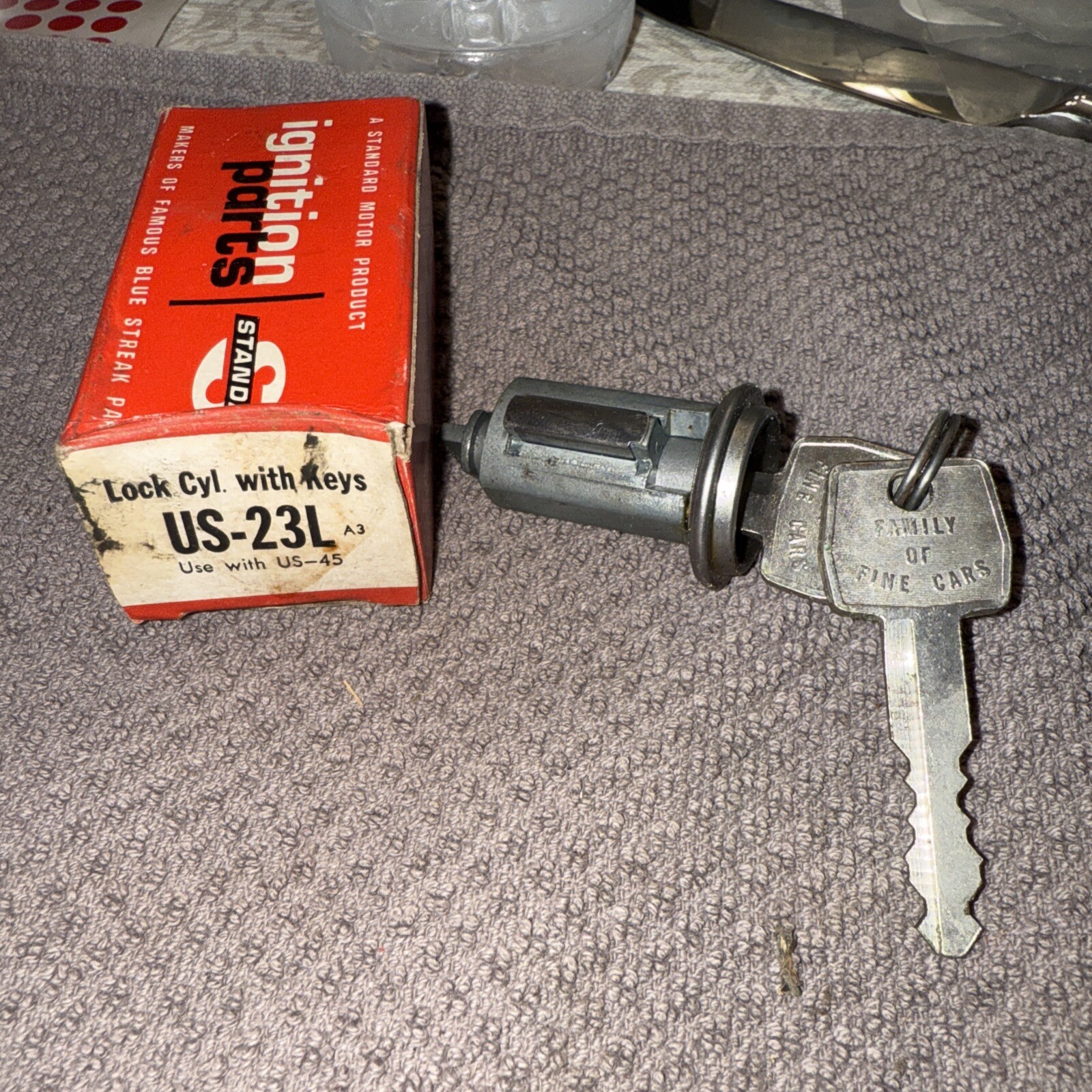 Standard US-23L Ignition Lock Cylinder fits 1968 Ford Mustang and Other Ford