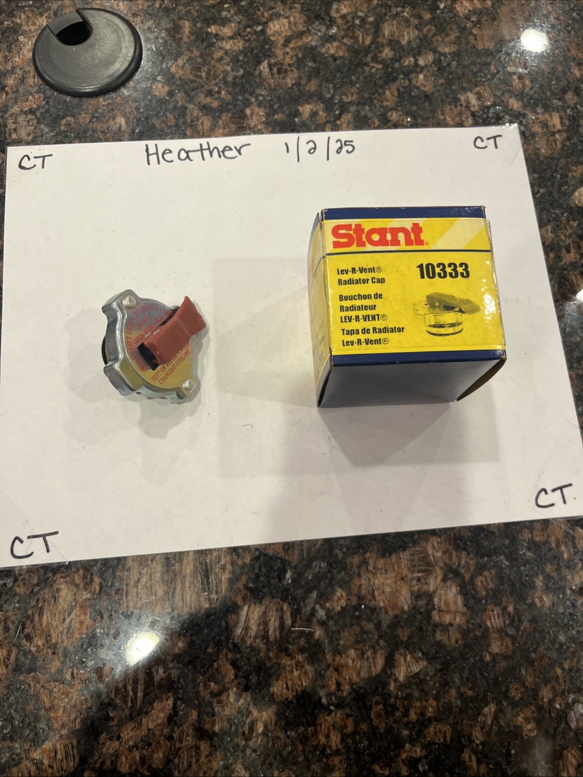 Stant 10333 Lev-R-Vent Replacement Radiator Cap