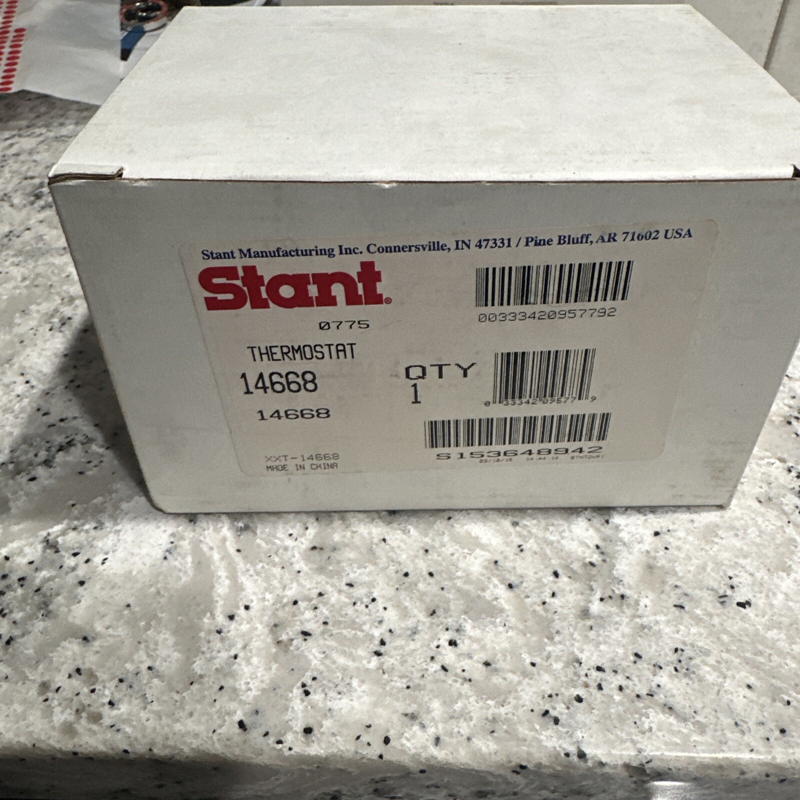 Stant 14668 Thermostat with Stainless Steel Assembly - 180 Degrees Fahrenheit-8E