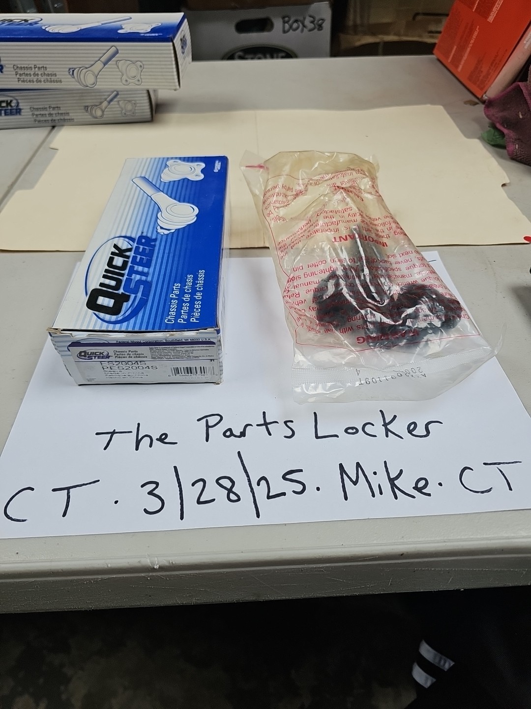 Steering Tie Rod End Adjusting Sleeve QuickSteer ES2004S