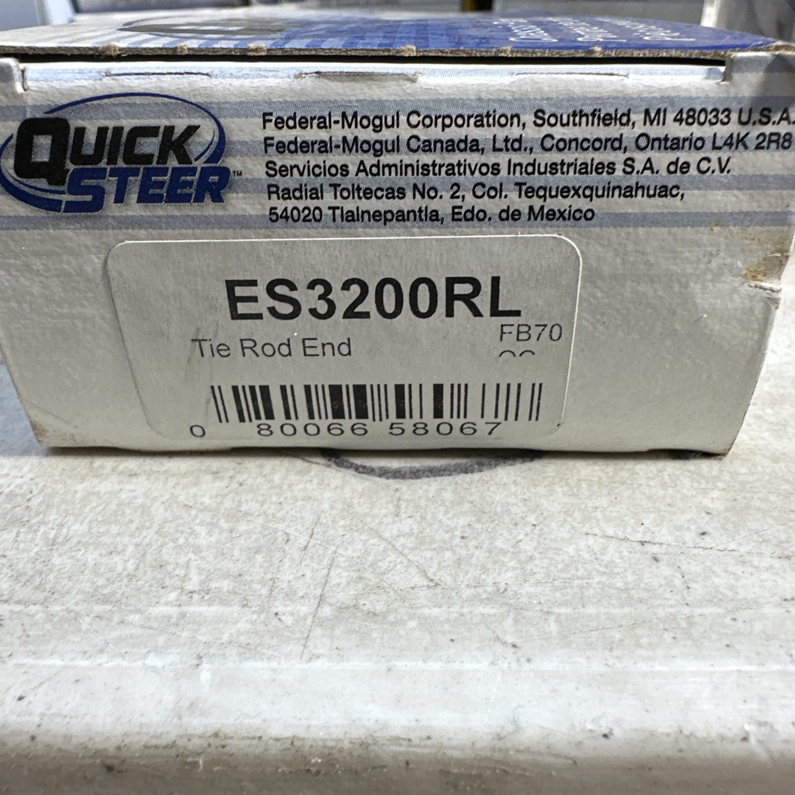 Steering Tie Rod End QuickSteer ES3200RL - Image 3