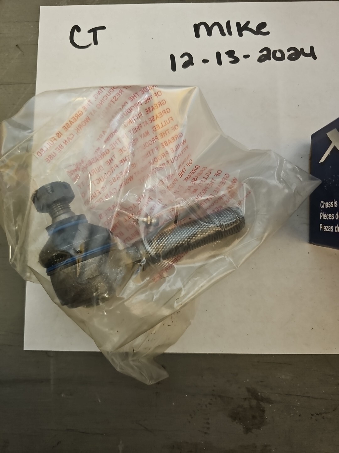 Steering Tie Rod End XCP Chassis Parts ES3045RL - Image 4