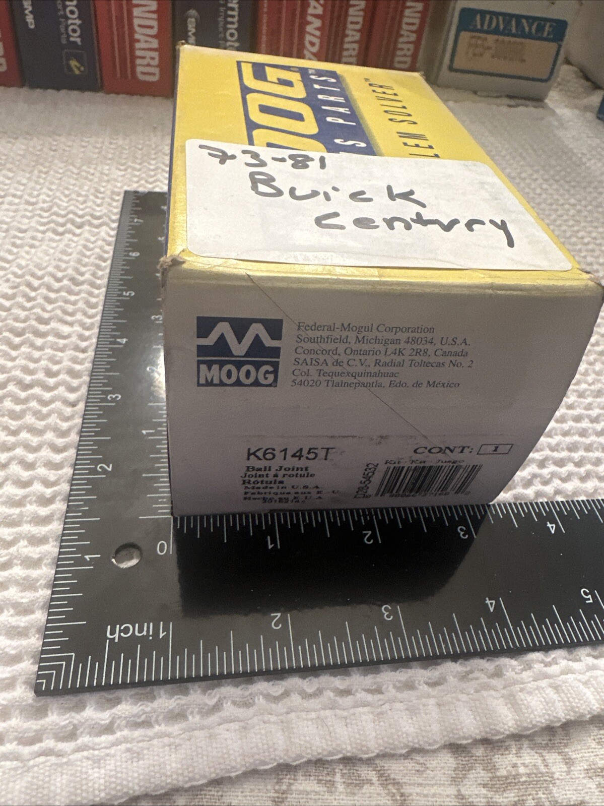 Suspension Ball Joint Moog K6145T - Image 3