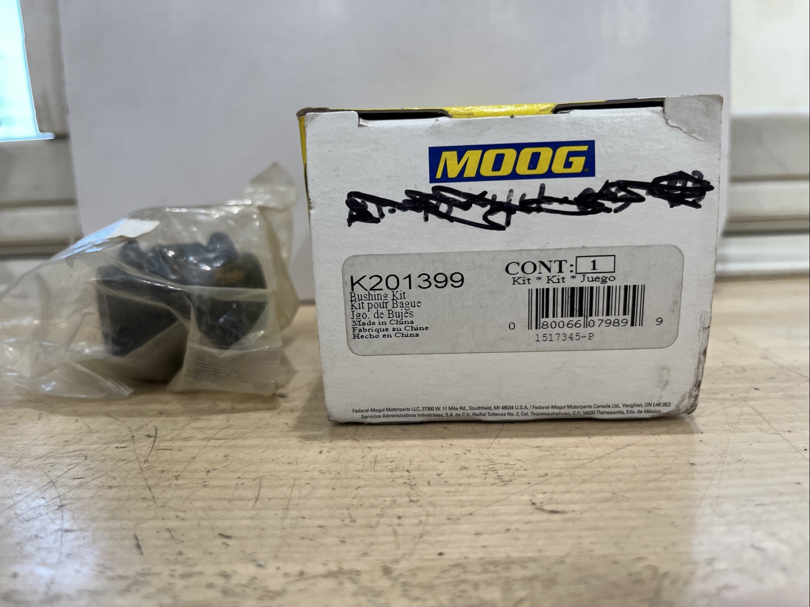 Suspension Track Bar Bushing Moog K201399 - Image 3