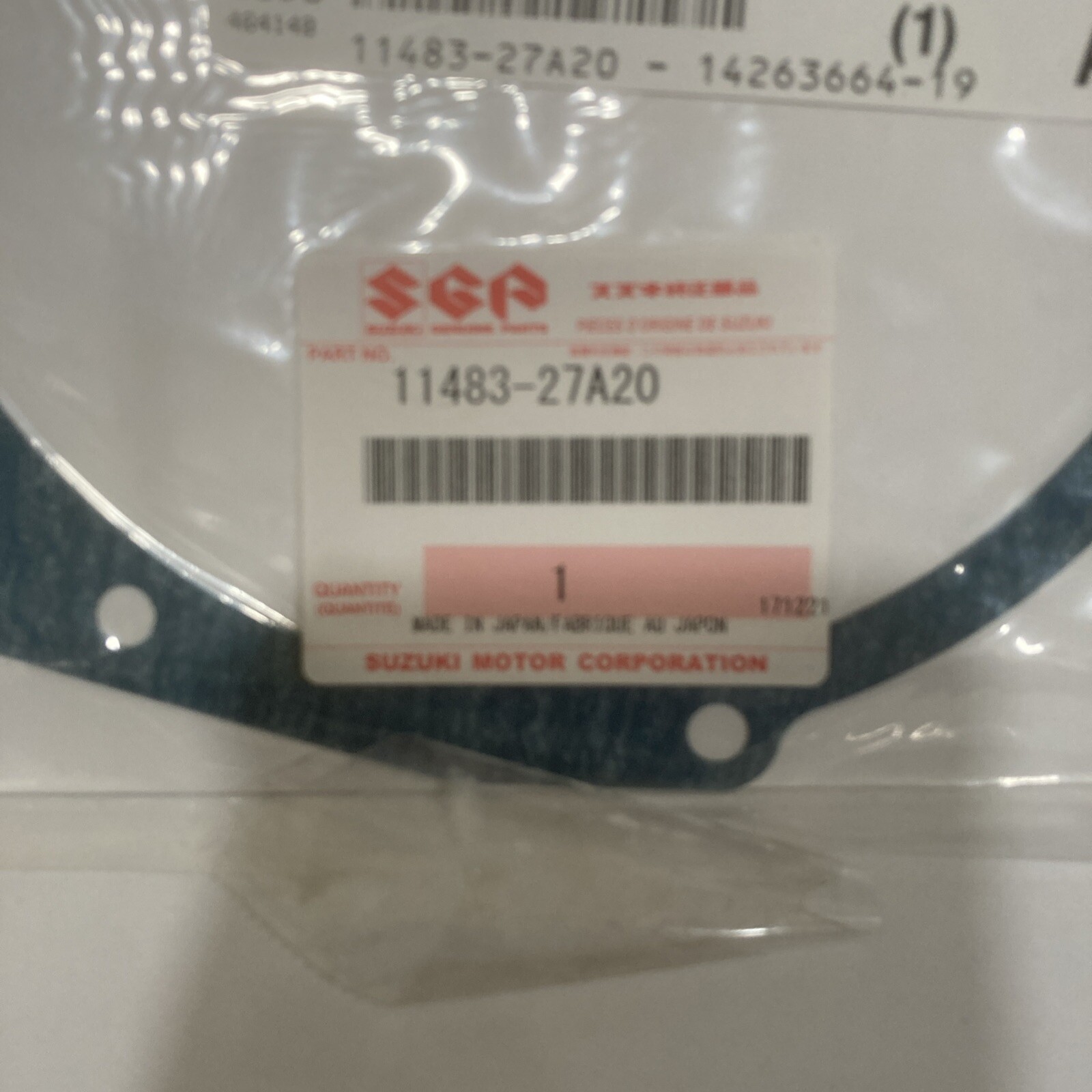 Suzuki 11483-27A20 11483-27A10 11483-27A01 11483-27A00 Stator Cover Gasket - Image 3