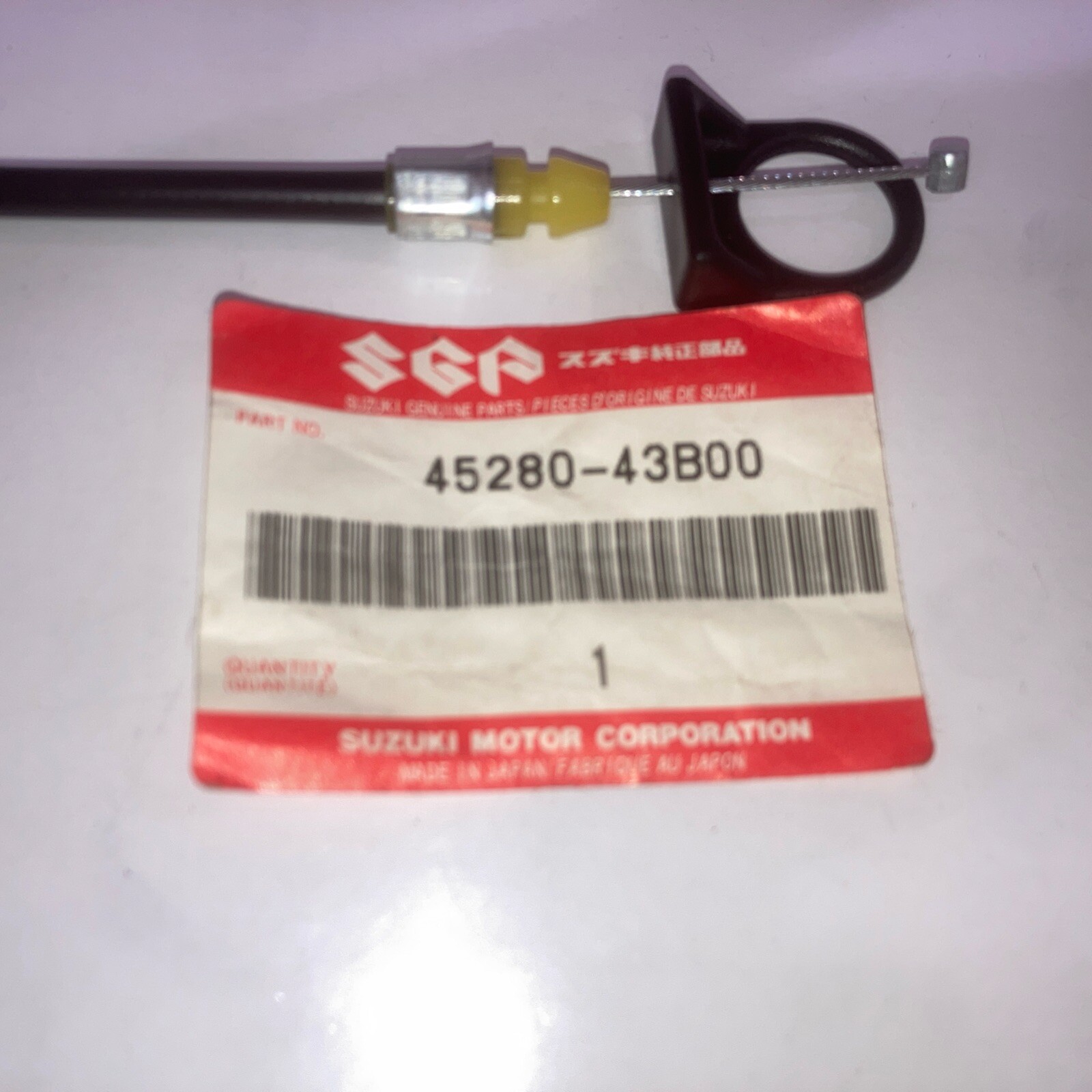 Suzuki 45280-43B00 Quad racer Seat Lock Cable (rear) - Image 3