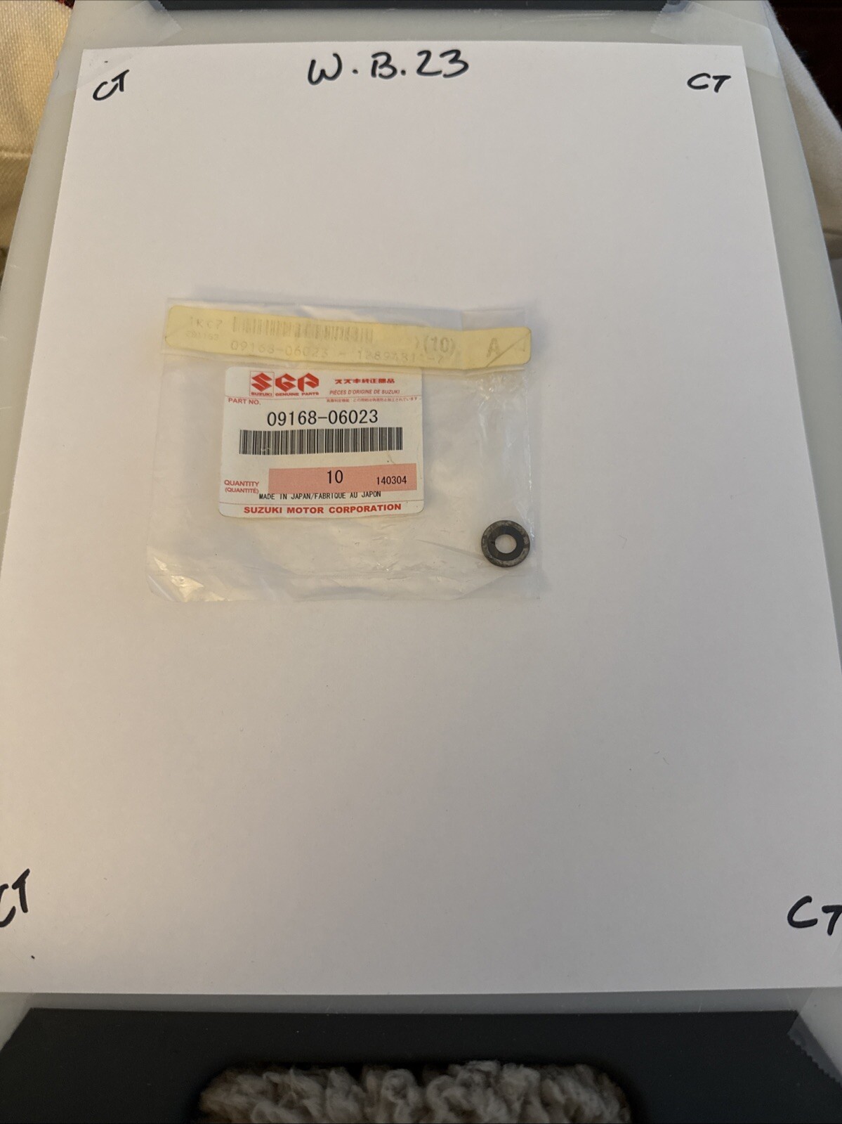 Suzuki GASKET 09168-06023 OEM NEW