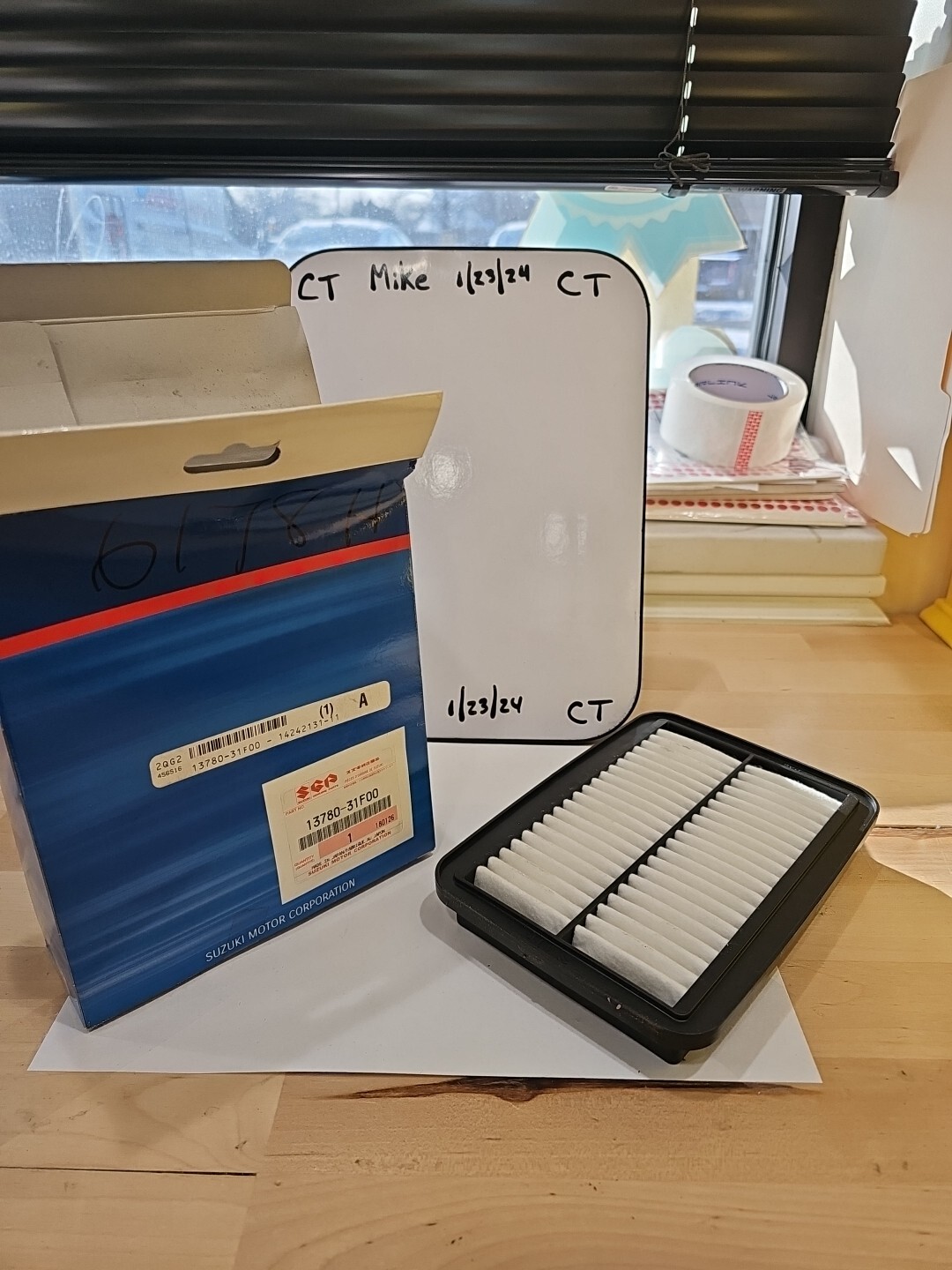 Suzuki Genuine OEM Air Filter 13780-31F00