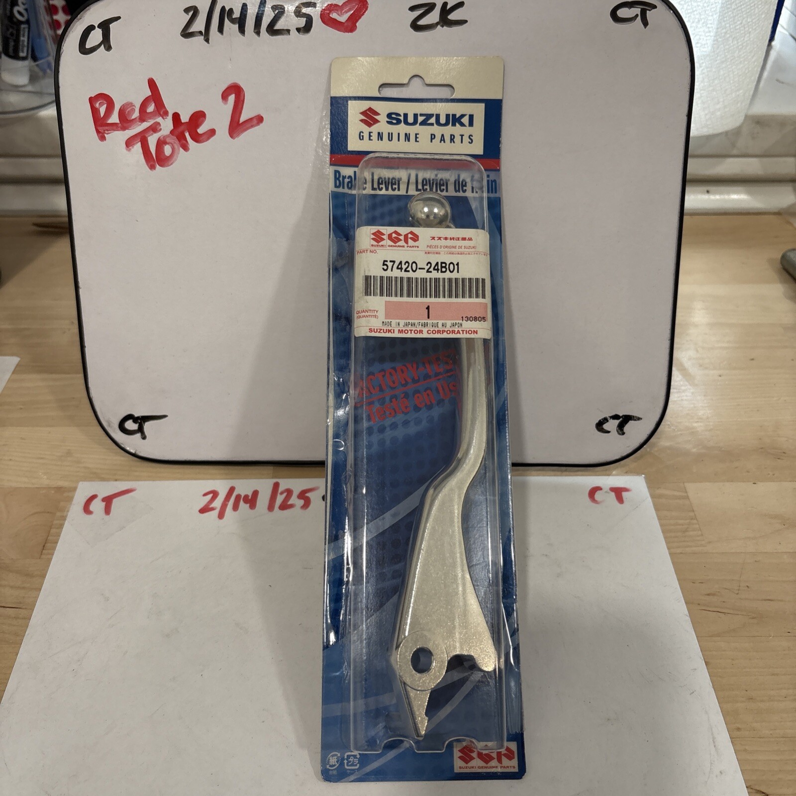 Suzuki - New OEM Brake Lever Qty 1 - 57420-24B01