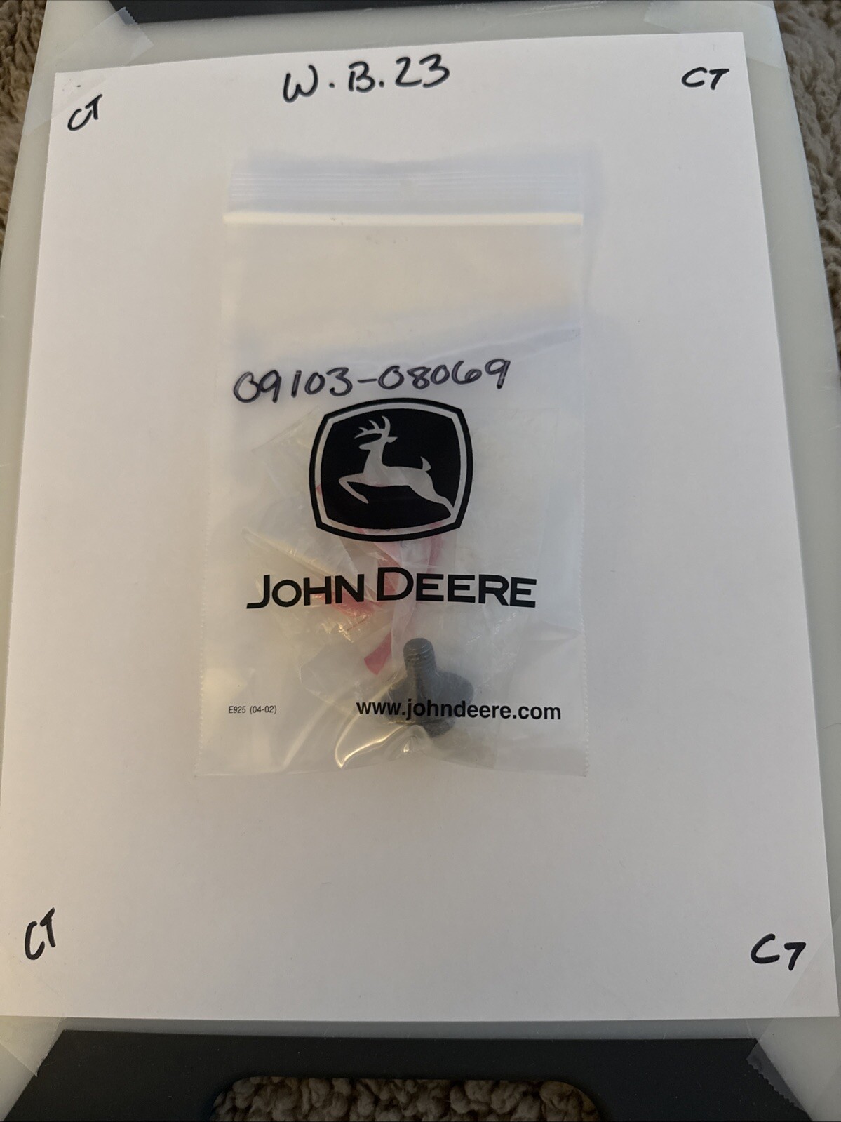 Suzuki OEM Part 09103-08069 BOLT, MUFFLER SUPPORT