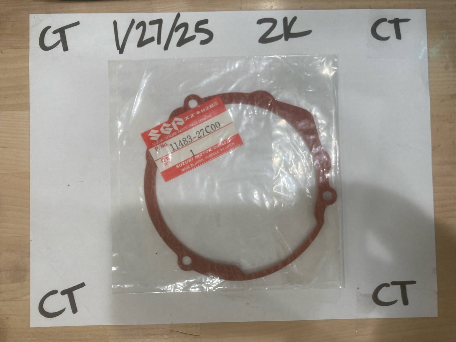 Suzuki RM125 11483-27C00 Magneto Cover Gasket