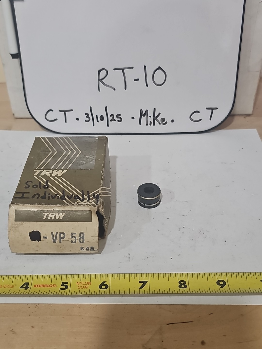 TRW Valve Seal VP-58 NOS *Sold Individually