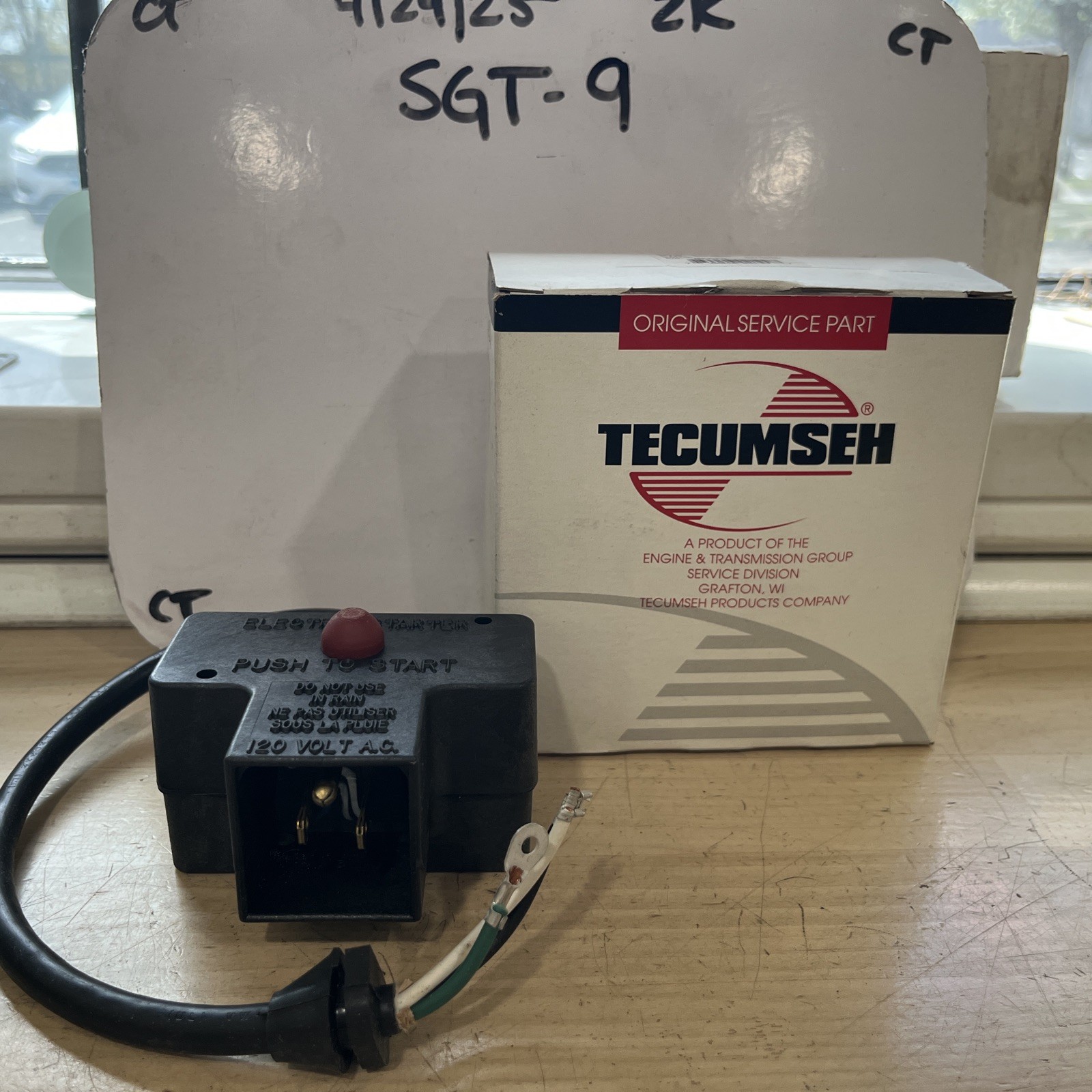 Tecumseh 35454 Push Start Switch