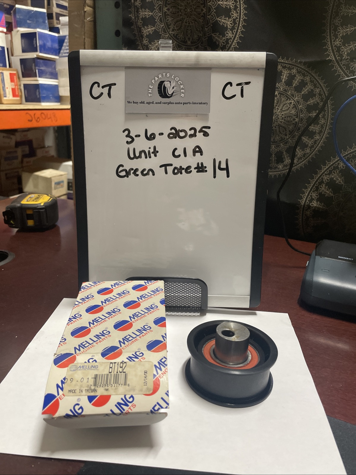 Tensioner Melling BT192 For 1989-1995 Dodge Dakota VIN Code: G NOS