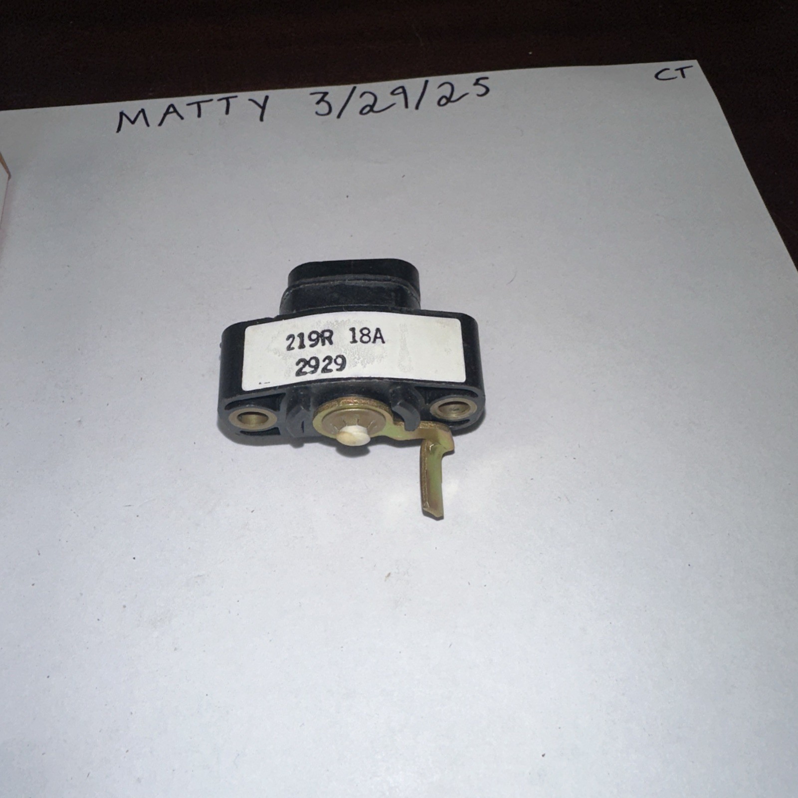 Throttle Position Sensor Standard Motor Products TH30 - Image 3