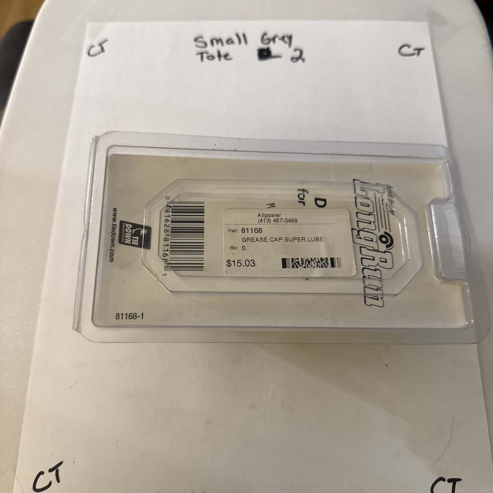 Tie Down Engineering Super Lube Dust 2" Bearing Cap 81168 Marine Trailer HUB - Image 3