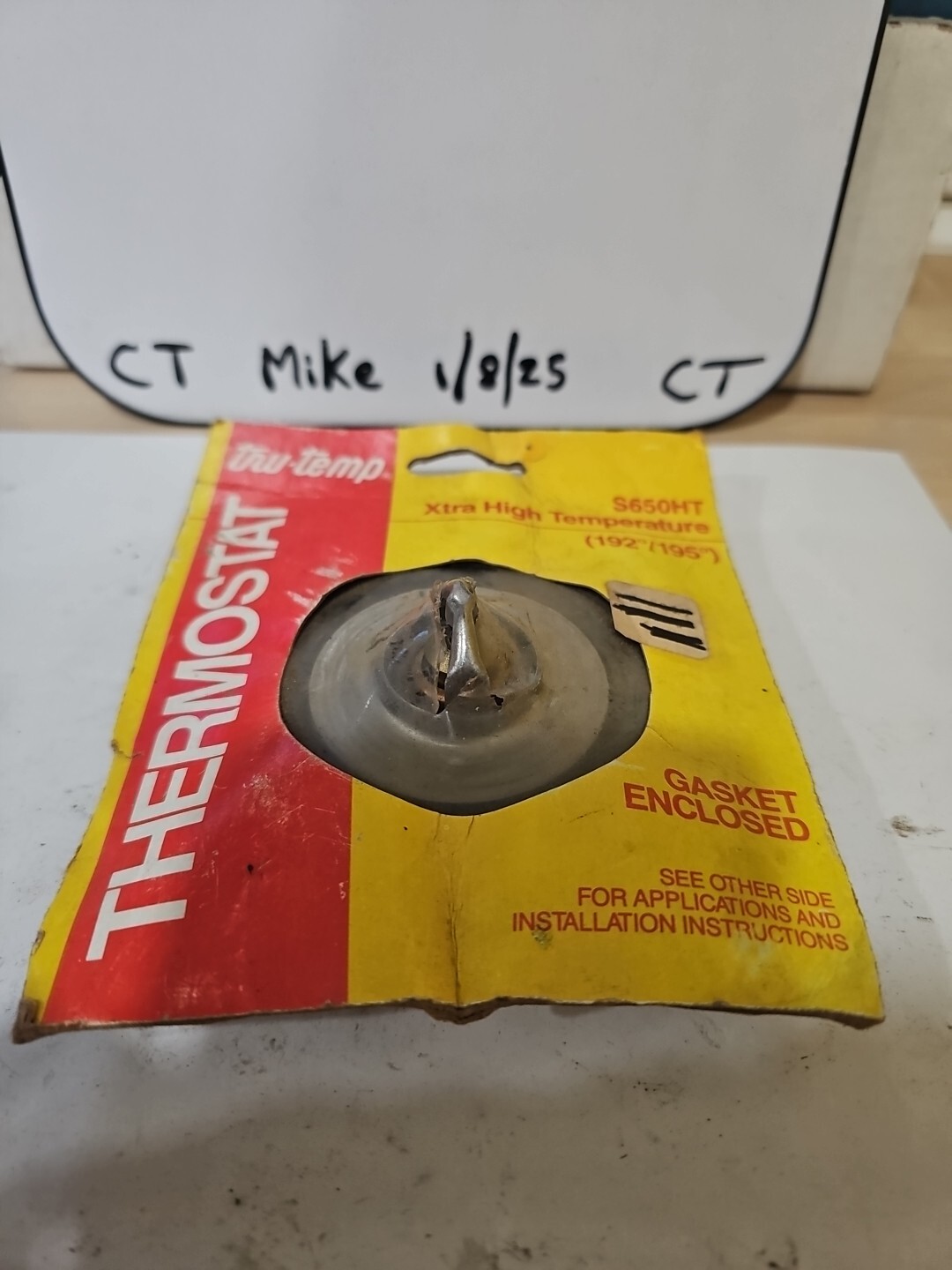 Tru-Temp Xtra High Temp Thermostat S650HT 192/195 Degree W/ gasket USA